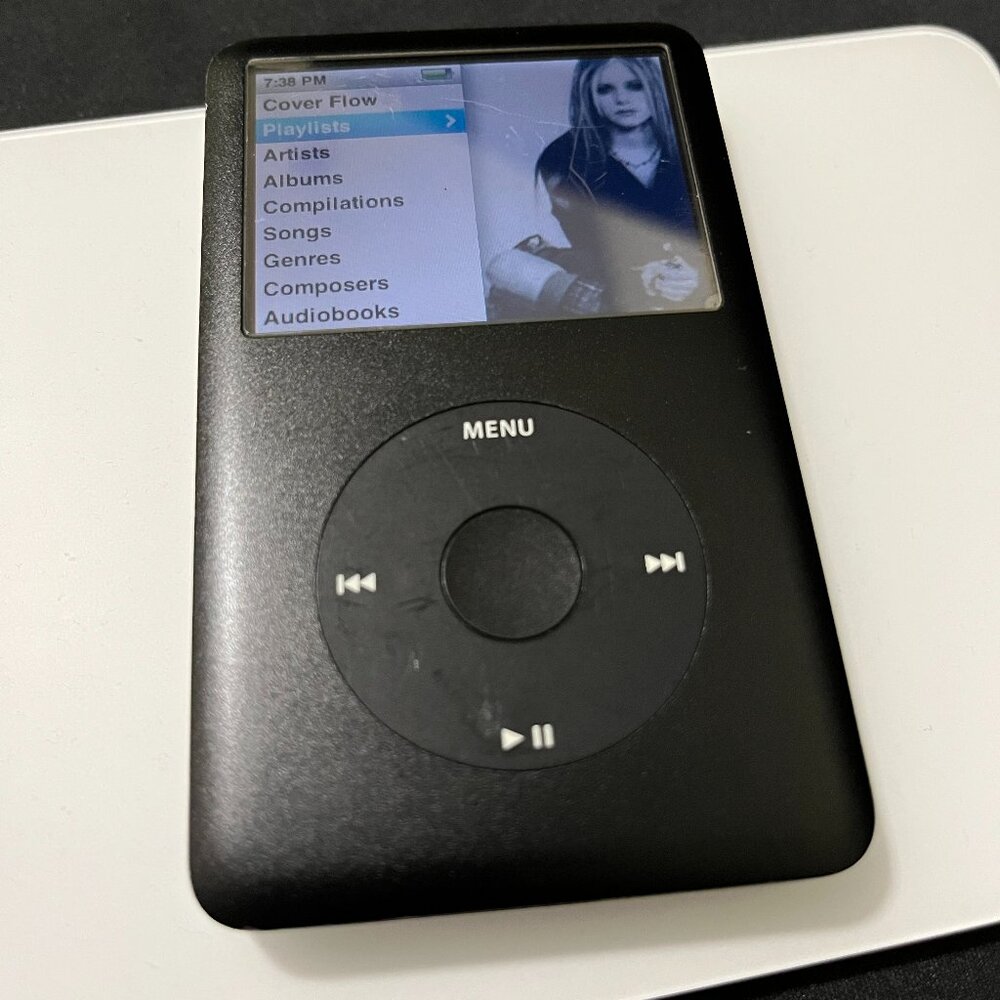 Apple iPod Classic 80GB Black + Original Apple Wired Headphones (New)
